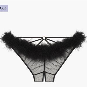 SAVAGE X FENTY maribou bikini S